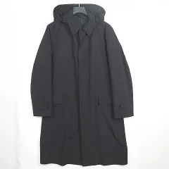 ヨウジヤマモト YOHJI YAMAMOTO D'URBAN A.A.R ステンカラー 比翼コート L ブラック 2sa6436のサムネイル