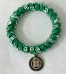 【中古】アクセサリー(非金属)(女性) 有安杏果(ももいろクローバーZ) コイルブレス(グリーン) 「ももいろクリスマス 2016～真冬のサンサンサマータイム～」 MOMOガチャ!景品