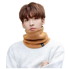 【新着商品】[Trnvco] ニット ネックウォーマー レディース 冬 厚手 ふわふわ裏起毛 防寒保温 ネックガード ニットスヌード 首巻き 無地 シンプル おしゃれ 柔らかい肌触り 裏ボア ストレッチ性 小顔効果 通勤・通学・アウトドアスポーツ 男女兼用