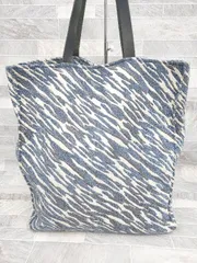 ◇ Θ The Bagmati ゼブラ柄 ハンド トート バッグ ブルー レディース P  【1409090045554】