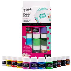 布絵の具 ファブリックペイント12色 Marte x 20ml Mont DIYに適しています