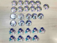 にじさんじ レオス•ヴィンセント 缶バッジアクリルバッジセット DMMスクラッチくじ 七次元生徒会 ニジグラフティー28個セット