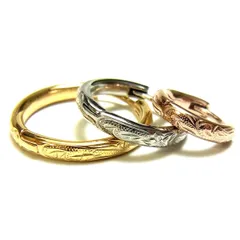 【即納】ハワイアンジュエリー　フープピアス【片耳用】