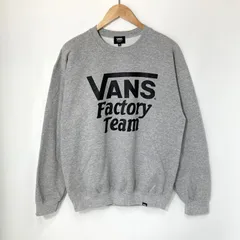 VANS×STANDARD CALIFORNIA バンズ スエット 122C1040728 トレーナー 裏起毛 長袖 プリント メンズ Mサイズ グレー トップス A14961◆