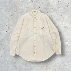 C.P. COMPANY アイボリー ストライプ シャツ サイズ4 C.P.COMPANY Stripe Shirt | VOSTOK