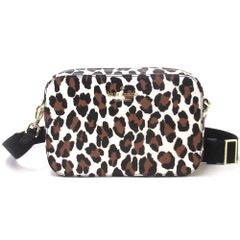 【新品 未使用】Kate spade ケイトスペード アウトレットショルダーバッグ マディソン スポッテッド レオパードプリント カメラバッグ 斜め掛けバッグ  KI377 250