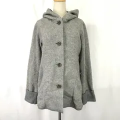 SCAPA/スキャパ★フード付きコート【レディース40/L程度/gray/グレー】ルック製/ブルゾン/アウター/Coat/Jacket/Jumper◆zBH669<sale>