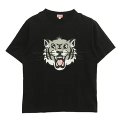 KENZO ケンゾー 25SS FF55TS5334SG Happy Tiger ハッピー タイガー 半袖 Tシャツ ブラック系 XL【中古】