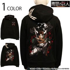 진격의 거인 Attack on Titan 조사 병단 엘렌 예거 자수 풀 파커 (SGK-2503) 파커 풀 파커 쓰고 진격의 거인 조사 병단 엘렌 예거 자수 블랙 무료 배송