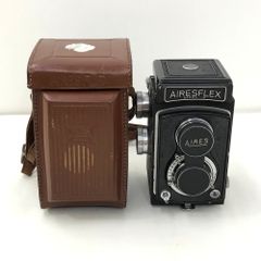 AIRESFLEX アイレスフレックス IV型 二眼レフカメラ 1:3.5 f=7.5cm  カバー付き ※スレキズ・サビ・汚れ有
