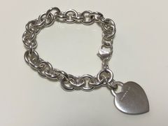 【管理番号31】 TIFFANY＆Co. ティファニー  ハートタグ ブレスレット SV925 シルバー925 ジュエリー