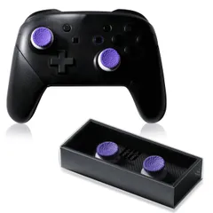 【迅速発送】EZ フリーク PS5 PS4 SWITCH プロコン 用 NOEZ FOXX監修 fps コントローラー スティック カバー エイム向上 パープル