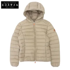 未使用 セーブザダック ダウンジャケットsize3 M〜L ベージュ SAVE THE DUCK DUCK（セーブザダック） モマ シンセティック