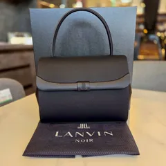 【極美品】LANVIN NOIR ランバン ノワール フォーマルバッグ ハンドバッグ 日本製 冠婚葬祭　◇