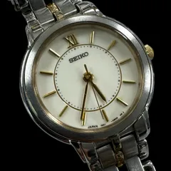 稼働 美品 SEIKO セイコー セレクション スピリット レディース腕時計 1NO1-OAPO SS コンビ シルバー ゴールド クォーツ