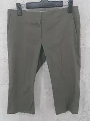 ◇ theory luxe セオリーリュクス 七分丈 クロップド パンツ サイズ11 ブラウン レディース 【中古】 【1002800977000】
