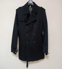 美品　カシミヤ　  カルバンクライン コート　アウター カルバンクライン コート サイズ4 XL レディース美品 - 黒