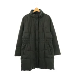 【美品】 Leilian レリアン 保温性 スタンドカラー ダウンジャケット 9 ロングダウンコート【Leilian WHITE LABEL】|レリアン