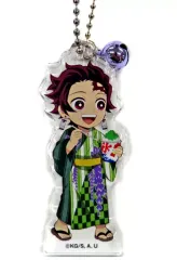 【中古】雑貨 竈門炭治郎 「鬼滅の刃×ローソン 鬼滅の刃キャンペーン 極厚アクリルキーホルダー」