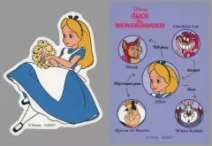 【中古】シール・ステッカー 集合 ステッカーセット ディズニーキャラクター相関図 「ふしぎの国のアリス 」