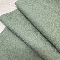 色無地 ふくれ織り 素敵な色味 着物 正絹 一つ紋 袷 広衿 MK-017