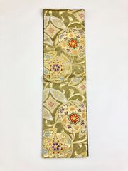 袋帯（仕上がり品）振袖用　正倉院文様　黒金　116-fu0484(2023.11.7店売却済)