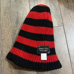 NUMBER (N)INE ボーダー バルーン ニットキャップ ビーニー ニット帽 ナンバーナイン  57317Aのサムネイル