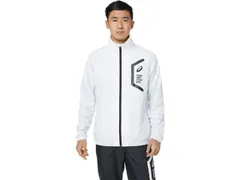 asics アシックス TEAM HEX WINDBREAKER JKT ブリリアントホワイト S 2031E061 100 | スポーツウェア スポーツ 衣類 ウエア ウェア 男性 メンズ アウター ジャケット 裏起毛 吸温発熱素材 保温 バックウオーム 万