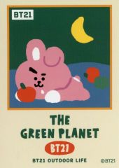 [중고] 캐릭터 카드 COOKY(정국) 오리지널 카드(THE GREEN PLANET) [BT21] 모리 판타지·PALO 한정 BT21 타이업 캠페인 제2탄 500엔 투입 캠페인 특전