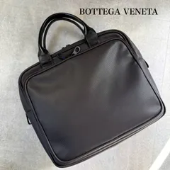 美品 BOTTEGA VENETA ボッテガヴェネタ マルコポーロ ビジネスバッグ ブリーフケース ハンドバッグ ダークブラウン メンズ 鞄 ML02