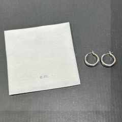 GARNI フープピアス 両耳用 シルバー - メルカリ