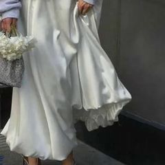 ［2025ssトレンド］バルーンスカート ロングスカート バレエコア 大きいサイズ フレアスカート フレア バルーンスカート ボトムス 春 秋 ロングスカート ミモレ丈 シンプル きれいめ カジュアル 透けない zara thetoe milaowen