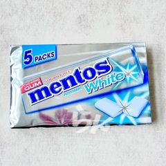 mentos【日本未販売】PEPPERMINT WHITE 5パック　メントス