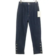 未使用 アメリ ストライプ柄 ストレートデニムパンツ ｗ25 AMERI UNDRESSED ジーンズ タグ付き レディースのサムネイル