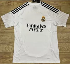 Tシャツ ユニフォーム レトロ レアル・マドリード クラシックレトロ サッカー 半袖 記念 練習用 サッカージャージ トレーニングウェア 上着 通気 速乾ジャージ 男女兼用のサムネイル