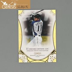 プロ野球 カード 大谷翔平 BBM GENESIS ベースボールカードプレミアム 2017 レギュラーカード