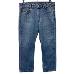 Levi's 505 デニムパンツ W36 インディゴブルー リーバイス ジップアップ コットン100% アメカジ ジーンズ 古着卸 アメリカ仕入 2507-434