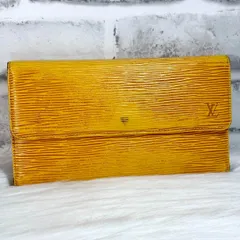 ルイヴィトン エピ 長財布 黄色 三つ折り ポルトフォイユ インターナショナル