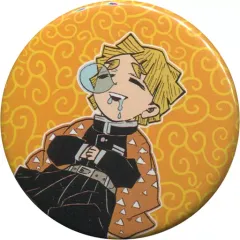 【中古】バッジ・ピンズ 我妻善逸(背景：唐草) 「鬼滅の刃 コレクション缶バッジ プチキャラver.」 ジャンプフェスタ2020グッズ