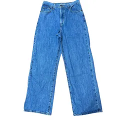 LEVI'S HIGH WAISTED STRAIGHT ハイウエスト ストレート ワイドデニム ブルー サイズ28 レディースXL リーバイス