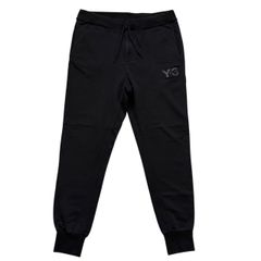 Y３ ジョガーパンツ ボトムス ブラック 綿 ポリウレタン L/Gサイズ　スウェット