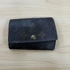 ◎【✨ルイヴィトン✨】　Louis Vuitton　鍵入れ　革　レザー　メンズ　レディース　男女　兼用　アンティーク　ヴィンテージ　カラー　茶色　ブラウン　 普段使い　カジュアル　便利　小型　持ち運び　ブランド　有名　モノグラム　高級 LV ルイヴィトン