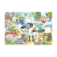 新品 ジグソーパズル 1000ピース ひつじのショーン×ホラグチカヨ Shaun the Sheep×Kayo Horaguchi 51x73.5cm 1000T-390 [佐川急便]