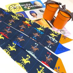 【シャネル】エルメス ツイリー マハラジャの装身具【青・赤2本セット】 楽天市場】エルメス ツイリー 2本の通販