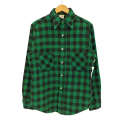 ビッグマック BIG MAC 70s ブロックチェック コットン ヘビーネルシャツ メンズ import：M 