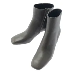 【新品】  CELINE / セリーヌ | フィービー期 BAMBAM バンバン メタルヒール ショートブーツ | 37.5 | ブラウン/シルバー | レディース