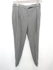 ◇ ⊇ BLUEDEBRESSE ブルーデブレス ピンストライプ スラックス サイズ36 グレー レディース E  【1411070009807】