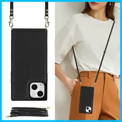 内蔵マグネットスマホすとらっぷ斜めかけ カード収納 カードケース カードケース 人気 スマホ スマホ スマホ カバー 財布型 iPhone13 取り外し可能 iPhone13 iPhone13 iPhone13 貼り付け 付きの専属ストラップ同梱なので ICカ