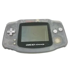 186000 現状品 Nintendo 任天堂 ニンテンドウ もり GAME BOY ADVANCE AGB-001 クリア 通電確認済み 本体