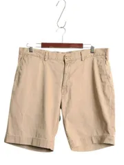 【お得なクーポン配布中!】 ポロ ラルフローレン コットン チノ ショートパンツ メンズ 36 / 古着 ショーツ 短パン アーミー タイプ ノータック チノパン ワンポイント